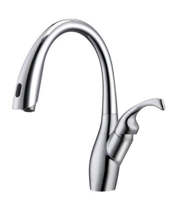 Vòi chậu rửa bát cảm ứng nóng lạnh Clara CF-100404B