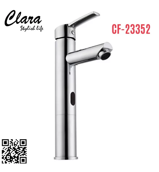 Vòi Lavabo Thân Cao Nóng Lạnh Clara CF-23352
