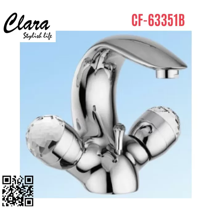 Vòi Lavabo Nóng Lạnh Clara CF-63351B