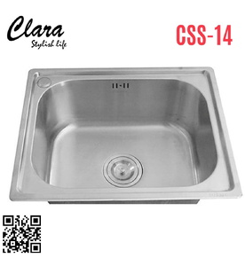 Chậu rửa bát 1 hố inox304 Clara CSS-14