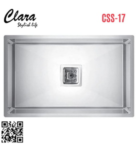 Chậu rửa bát 1 hố inox304 Clara CSS-17
