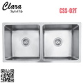 Chậu rửa bát 2 hố inox304 Clara CSS-02T