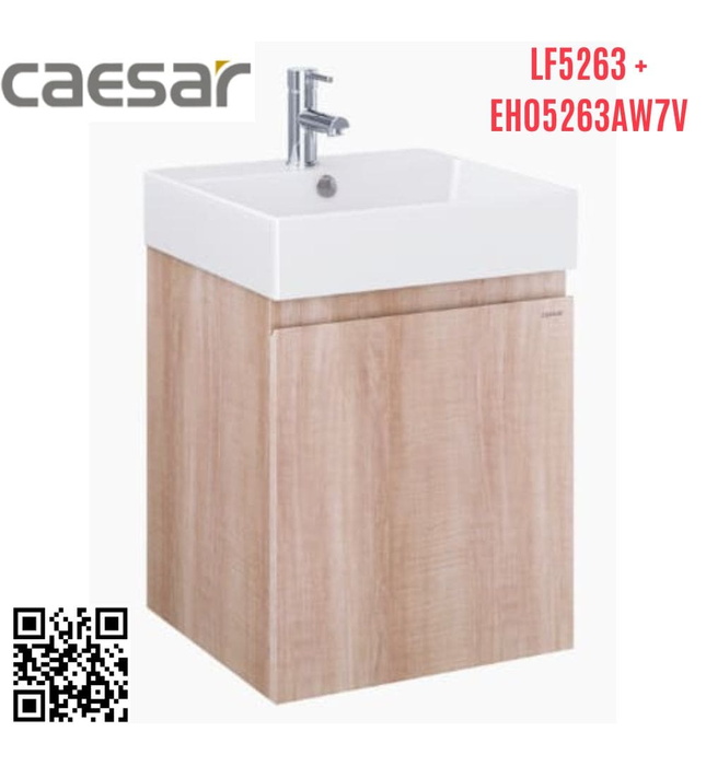 Tủ Treo Phòng Tắm Kèm chậu Caesar LF5263+EH05263AW7V