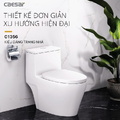Bồn cầu 1 khối nắp êm Caesar C1356 (CD1356)