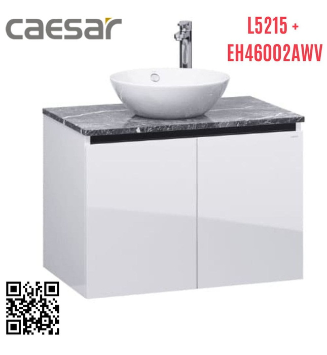 Tủ Treo Phòng Tắm Kèm chậu Caesar L5215 + EH46002AWV