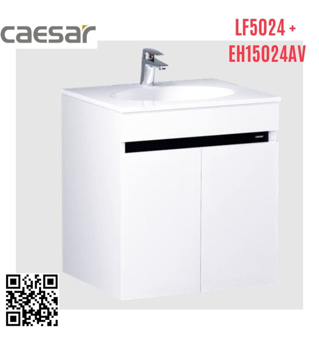 Tủ Treo Phòng Tắm Kèm chậu Caesar LF5024+EH15024AV