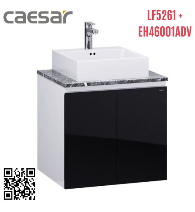 Tủ Treo Phòng Tắm Kèm chậu Caesar LF5261+EH46001ADV