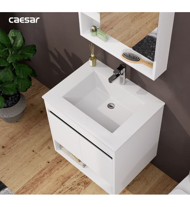 Tủ Treo Phòng Tắm Kèm chậu Caesar LF5030+EH15030AV