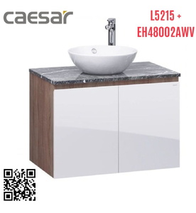 Tủ Treo Phòng Tắm Kèm chậu Caesar L5215+EH48002AWV