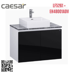 Tủ Treo Phòng Tắm Kèm chậu Caesar LF5261+EH48001ADV