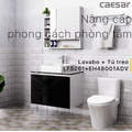 Tủ Treo Phòng Tắm Kèm chậu Caesar LF5261+EH48001ADV