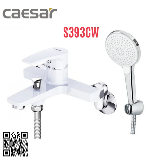 Sen tắm nóng lạnh tay sen 3 chế độ Caesar S393CW