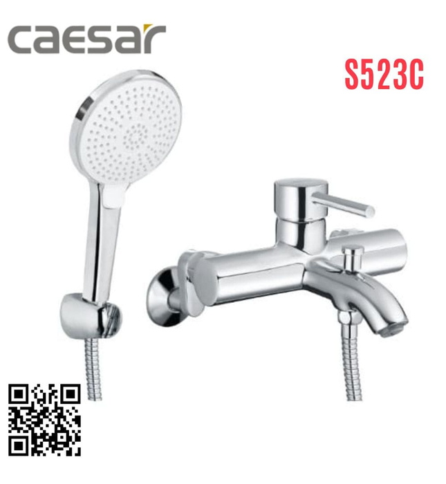 Sen tắm nóng lạnh tay sen 3 chế độ Caesar S523C