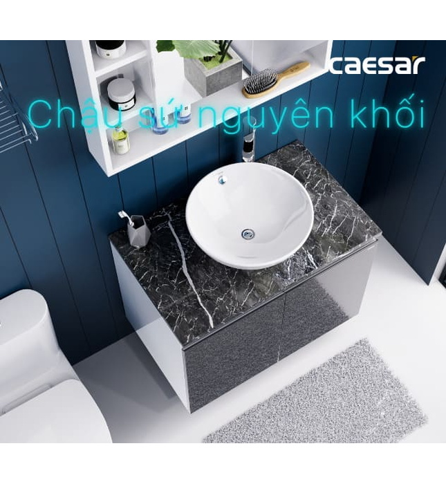 Tủ Treo Phòng Tắm Kèm chậu Caesar L5215+EH48002ADV