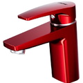 Vòi Lavabo Nóng Lạnh 1 Chân Màu Đỏ Caesar B390CRU