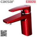 Vòi Lavabo Nóng Lạnh 1 Chân Màu Đỏ Caesar B390CRU