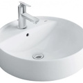 Chậu rửa mặt dương bàn đá tròn 1 lỗ Inax L-294V(FC)