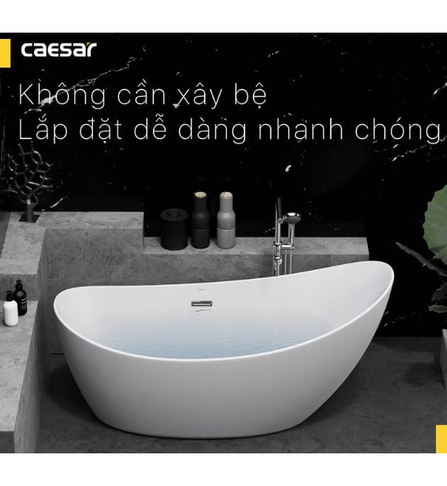 Bồn tắm đặt sàn 1.7m Caesar KT1170