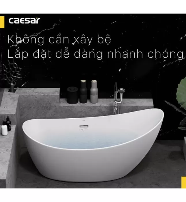 Bồn tắm đặt sàn 1.7m Caesar KT1170