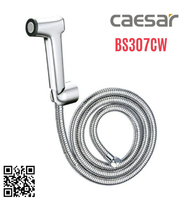 Vòi xịt vệ sinh mạ xi Caesar BS307CW