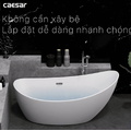 Bồn tắm đặt sàn 1.7m Caesar KT1170