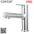 Vòi Lavabo Nóng Lạnh 1 Chân Dây  Rút Caesar B196C