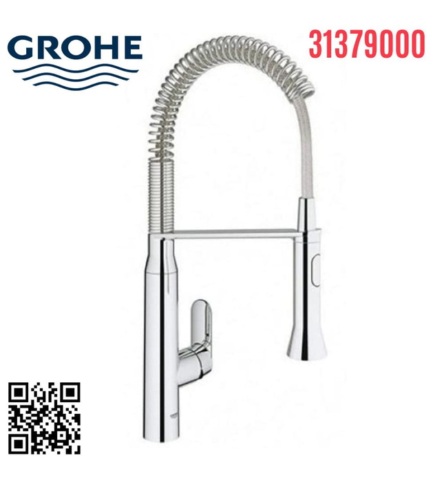 Vòi Chậu Rửa Bát Nóng Lạnh Đức Grohe 31379000 