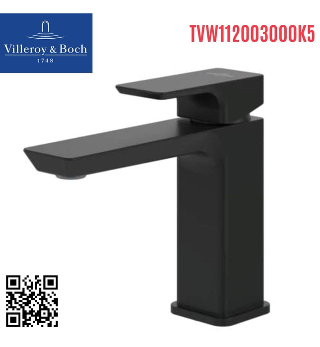 Vòi lavabo nóng lạnh Subway 3.0 Villeroy-boch TVW112003000K5