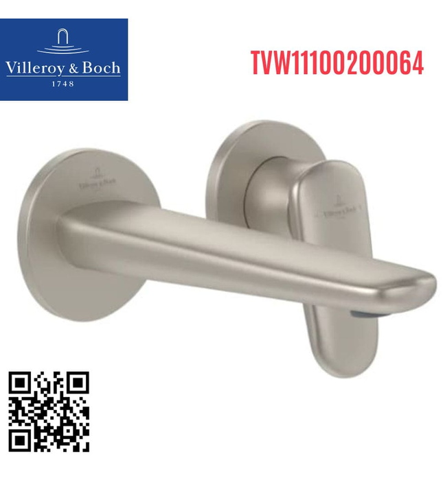 Vòi lavabo nóng lạnh âm tường Villeroy-boch Antao TVW11100200064