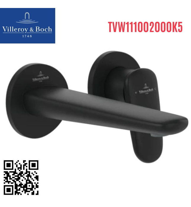 Vòi lavabo nóng lạnh âm tường Villeroy-boch Antao TVW111002000K5