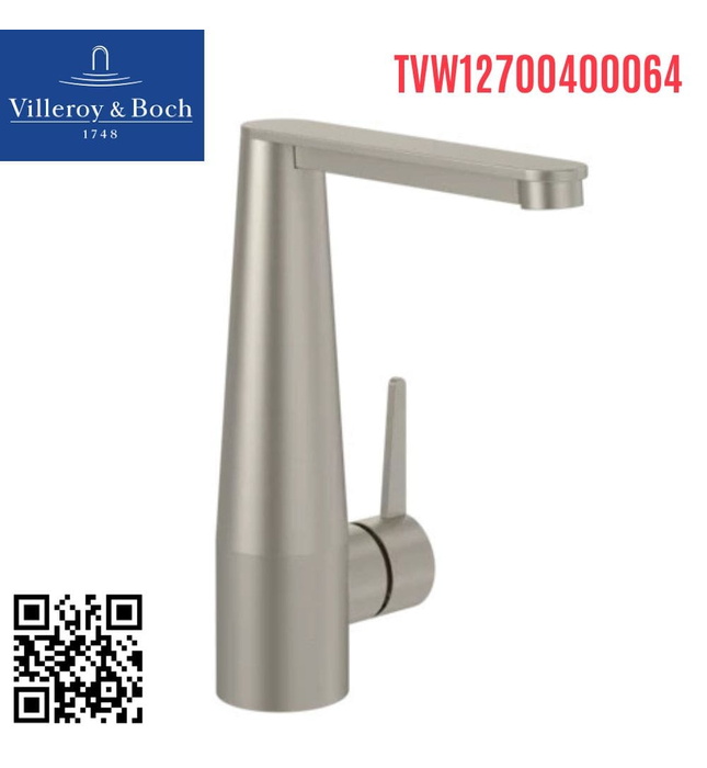 Vòi lavabo nóng lạnh Villeroy-boch Conum TVW12700400064