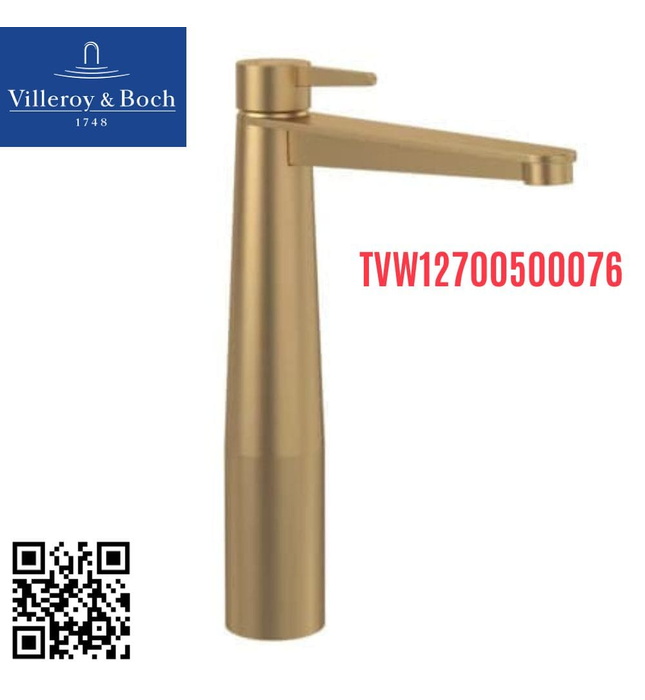 Vòi lavabo nóng lạnh Villeroy-boch Conum TVW12700500076