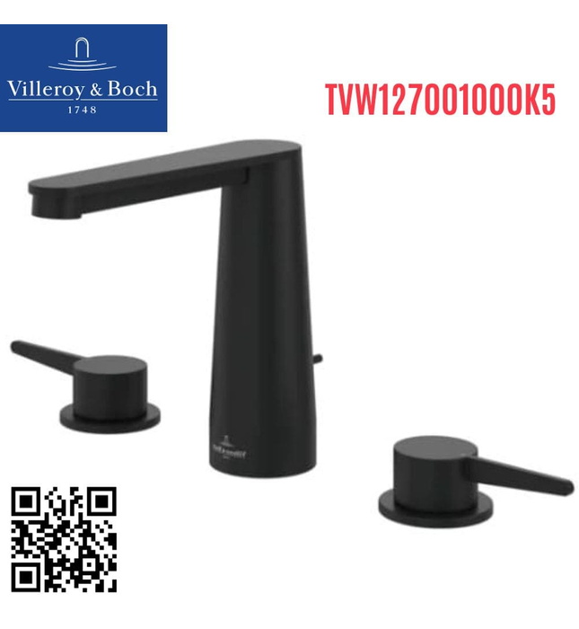 Vòi lavabo nóng lạnh Villeroy-boch Conum TVW127001000K5