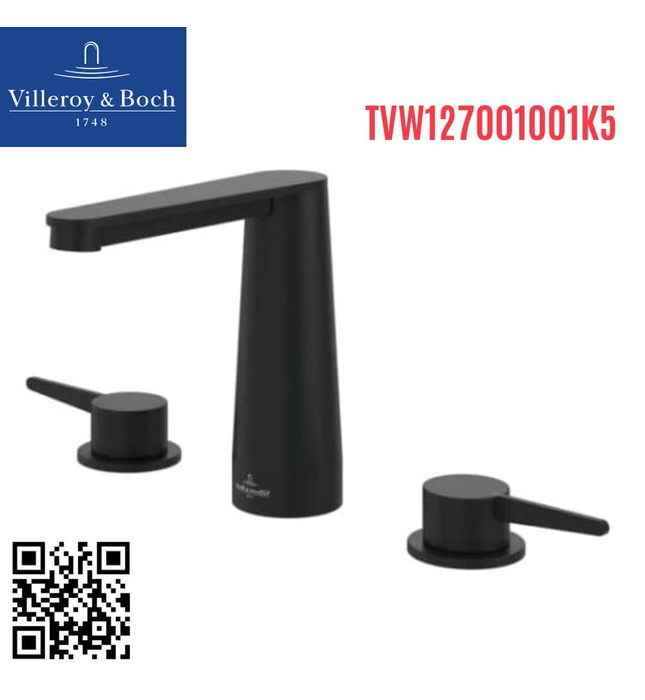 Vòi lavabo nóng lạnh Villeroy-boch Conum TVW127001001K5
