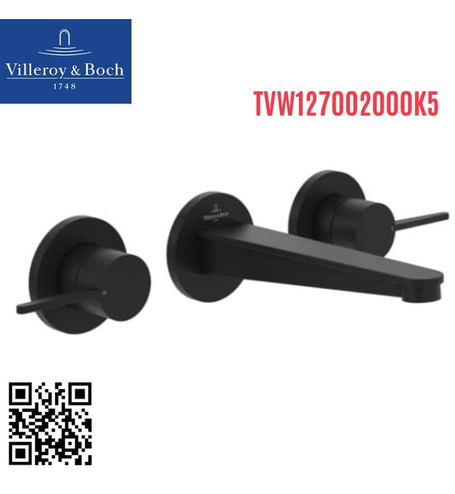 Vòi lavabo nóng lạnh âm tường Villeroy-boch Conum TVW127002000K5