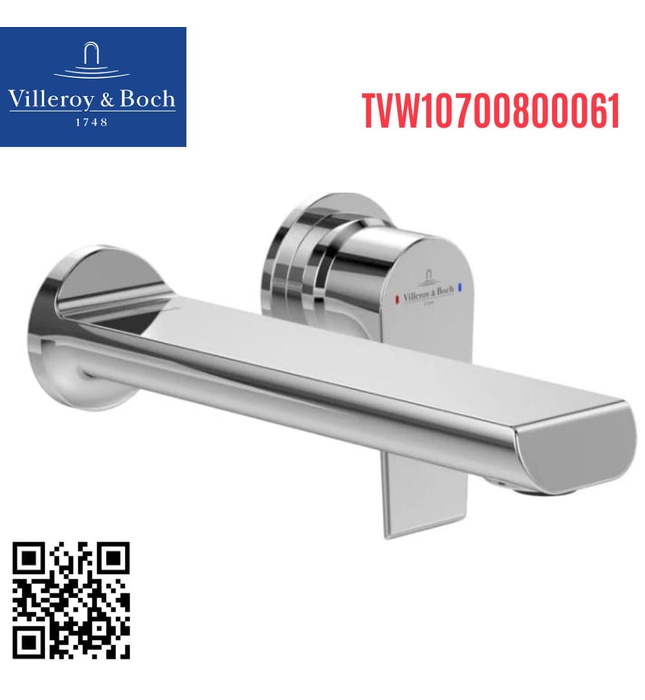 Vòi lavabo âm tường Villeroy-boch Liberty TVW10700800061