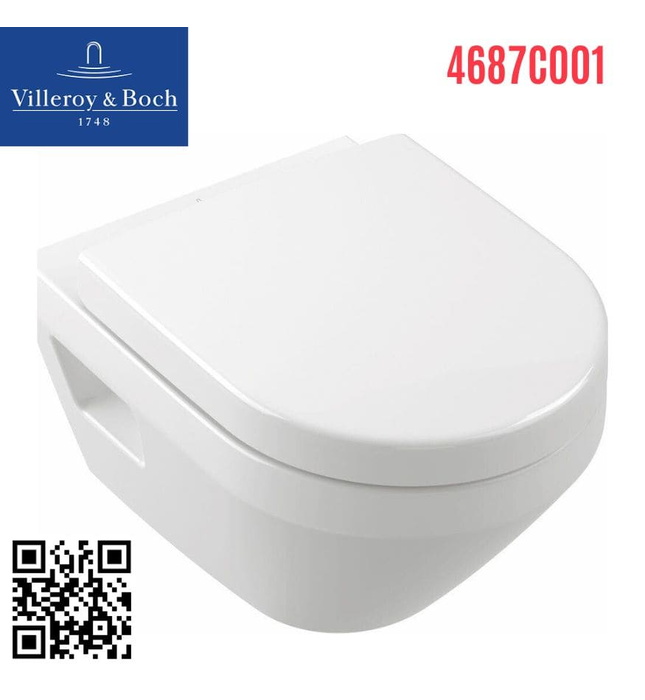 Bồn cầu treo tường Đức Villeroy Boch Architectura 4687C001