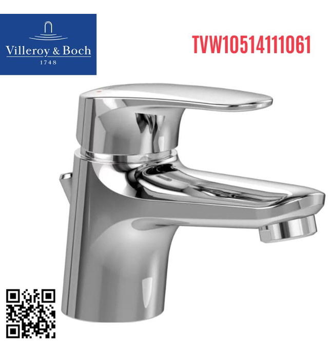 Vòi lavabo nóng lạnh Villeroy-boch O.novo Start TVW10514111061