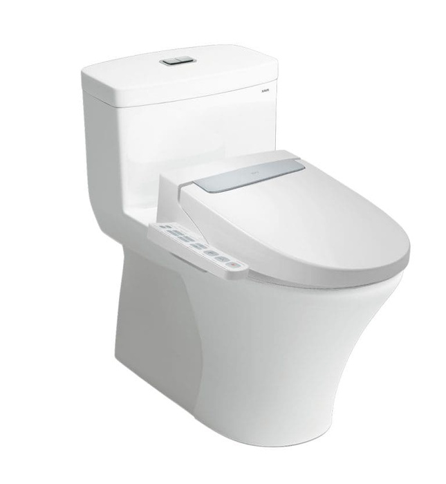 Bồn cầu 1 khối nắp điện tử Inax AC-900R+CW-H20VN