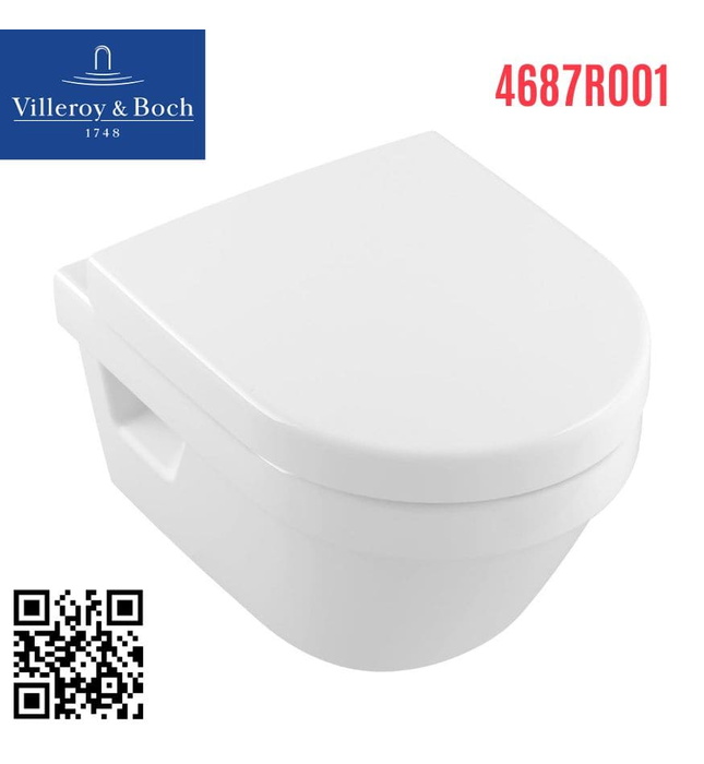 Bồn cầu treo tường Đức Villeroy Boch Architectura 4687R001