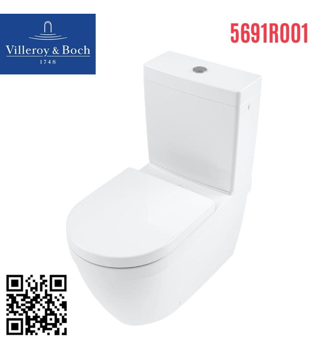 Bồn cầu 2 khối Đức Villeroy Boch Architectura 5691R001