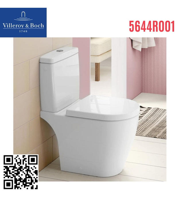 Bồn cầu 2 khối Đức Villeroy Boch Avento 5644R001