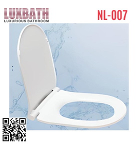 Nắp bệt đóng êm Luxbath NL-007 (vừa cho bồn cầu Roca)