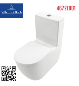 Bồn cầu 2 khối Đức Villeroy-Boch Subway 3.0 4672T001