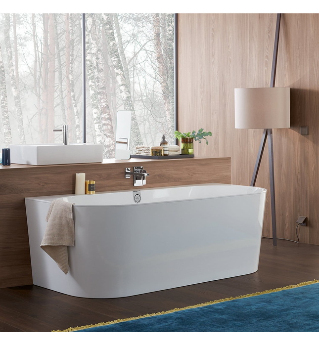 Bồn tắm áp tường 1.8m Villeroy-boch Oberon 2.0 UBQ180OBR9CD00V-RW