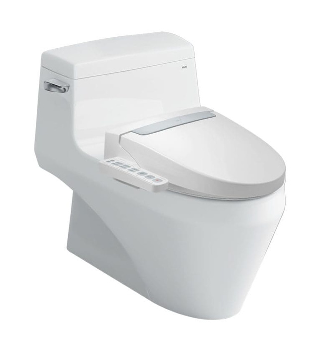 Bồn cầu 1 khối nắp điện tử Inax AC-1135+CW-H20VN