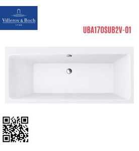 Bồn tắm hình chữ nhật 1.7m Villeroy Boch Subway UBA170SUB2V-01