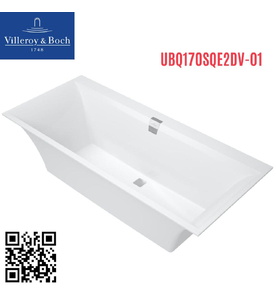 Bồn tắm hình chữ nhật 1.7m Villeroy Boch UBQ170SQE2DV-01
