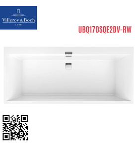 Bồn tắm hình chữ nhật 1.7m Villeroy Boch UBQ170SQE2DV-RW