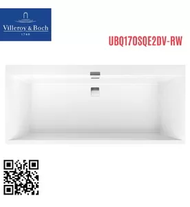 Bồn tắm hình chữ nhật 1.7m Villeroy Boch UBQ170SQE2DV-RW